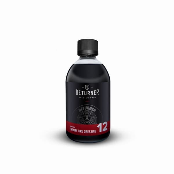 Deturner 12 Krämig Däckglans 500ml dressing för däck och tätningar på bilen