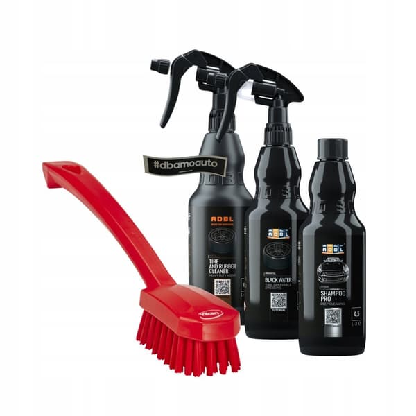 ADBL Renkaan ja kumin hoito vanteille + PRO+ -shampoo harjalla VIKAN