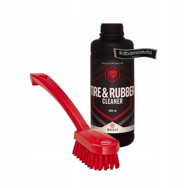 Good Stuff Tire & Rubber Cleaner + HARJA auton vanteiden puhdistusaine