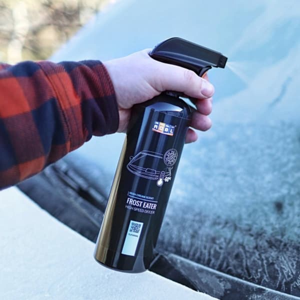 Aftørrer til ruder ADBL Frost Eater 500 ml + børste til at fjerne sne fra bilen