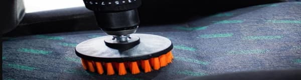 Tillbehör för rengöring av bilinteriör med ADBL Twister Soft 125mm borste