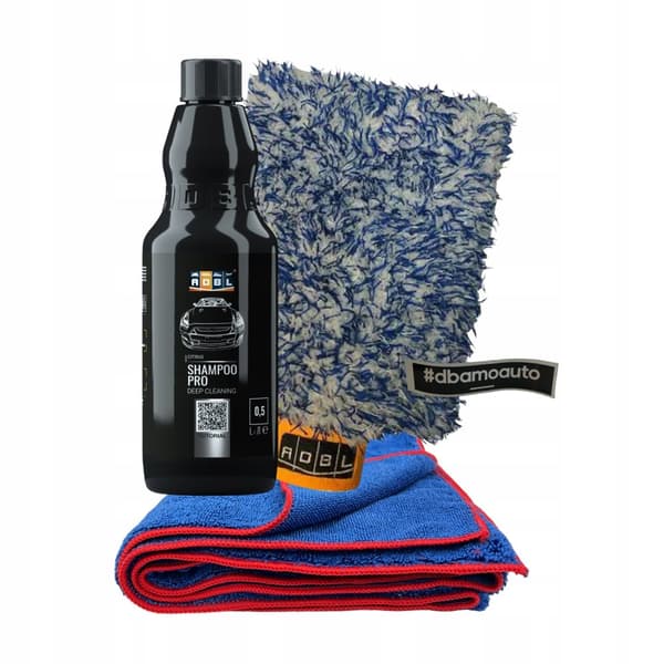 Auton pesuaine ADBL Shampoo PRO + käsine ADBL Promitt tarvikkeet