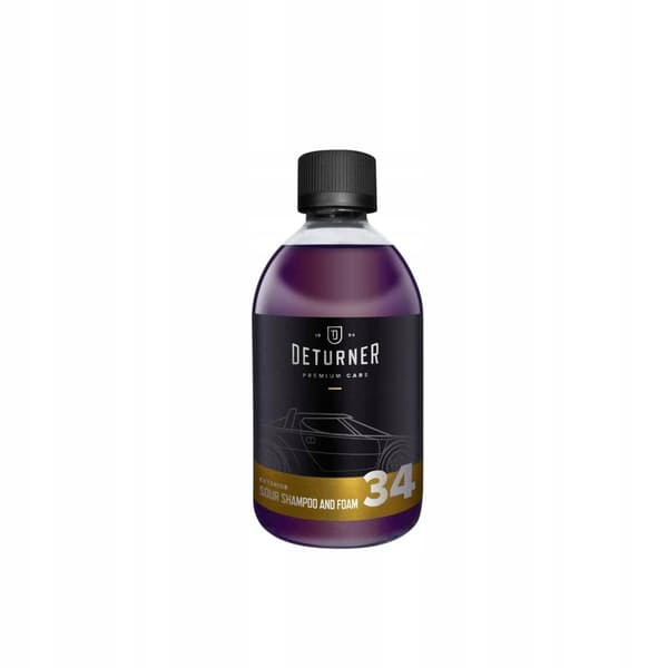 Autonpesuun tarkoitetut kosmetiikkatuotteet: Deturner 34 -shampoo + Wet Coat 04 + tarvikkeet