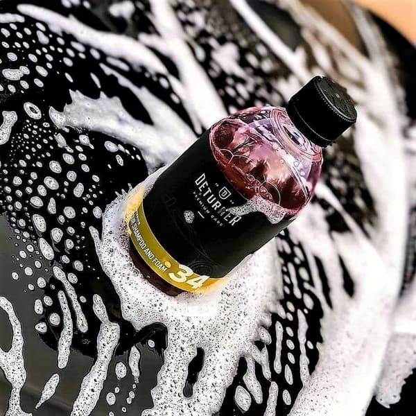 Vask af bil med aktivt skum DETURNER 33 Shampoo Deturner 34 vaskehandske
