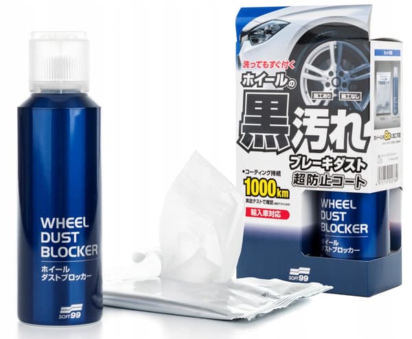 Soft99 Wheel Dust Blocker 200ml Pinnoite vanteiden suojaamiseen auton