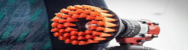 ADBL Twister Soft 100mm borste för klädsel tillbehör för biltvätt