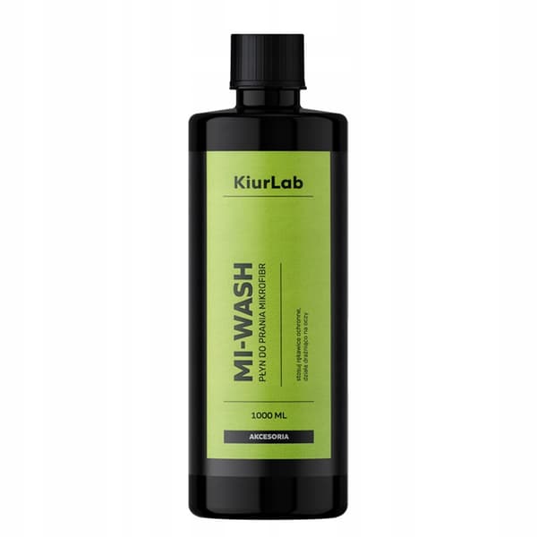 KiurLab MI-WASH 1L vätska för tvätt av mikrofiber mjukar upp mikrofiberfibrer