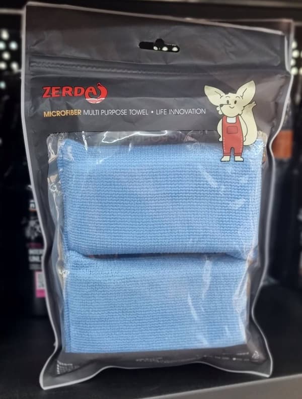 Zerda Applikator Terry sponge Blue 2 st Tillbehör för bilspecifik vård