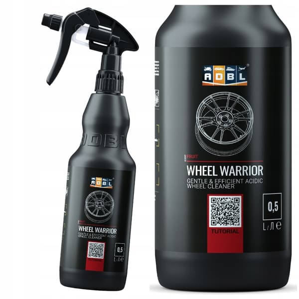 ADBL Wheel Warrior 0,5L surt væske til rengøring af bilhjul og fælge stærk