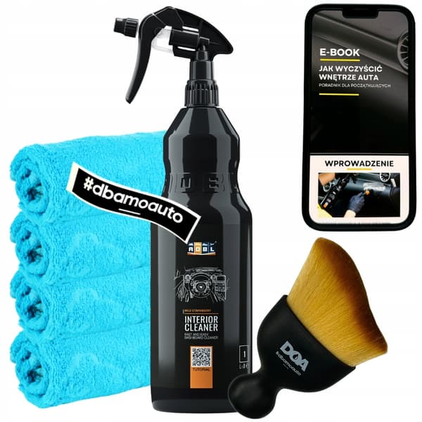 Produkt til rengøring af bilens interiør ADBL Interior Cleaner 1L + tilbehør