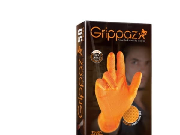 Grippaz 246 nitril handske orange 50 stk. – M / 8