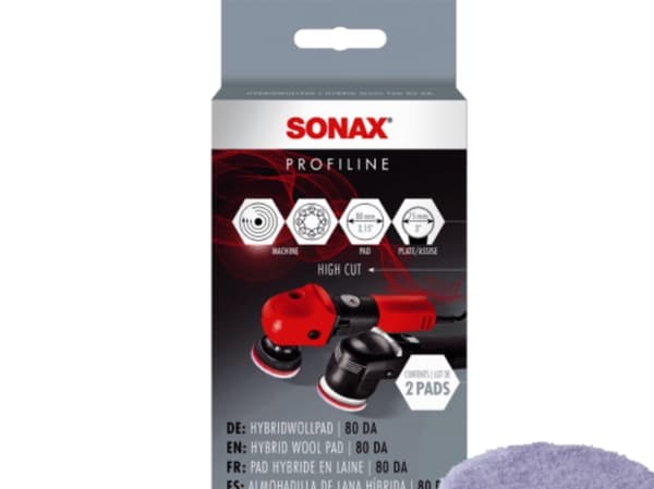 SONAX Hybrid Wool Pad 75mm DA (2 St.)