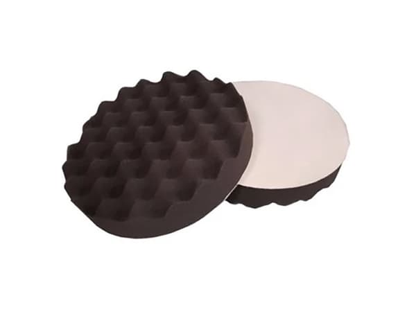 Musta kiillotustyyny 200mm Waffled pehmeä