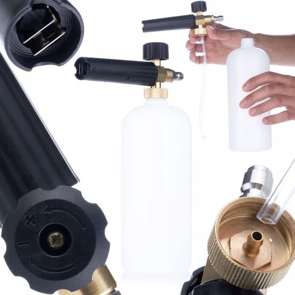 Sæt: Højtryksrenserpistol 4350PSI 22mm + Skumpistol 1000ml til højtryksrenser