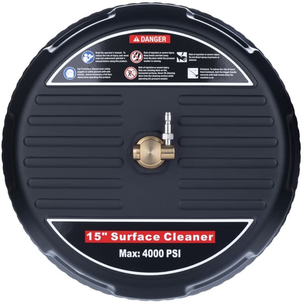 Professionel T-Racer 15" kubebørste med 1/4" hurtigkobling