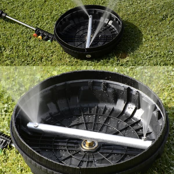 Professionel T-Racer 15" kubebørste med 1/4" hurtigkobling