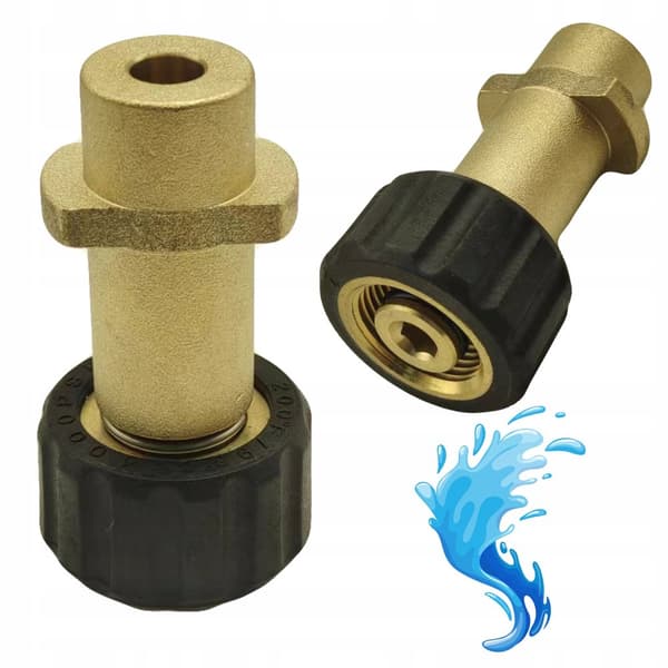 Adapter / adapter til Kärcher K højtryksrenser til M22*1,5 14mm (messing)