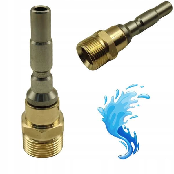 Adapter / adapter til Kranzle QC højtryksrenser til M22*1,5 14mm (messing)
