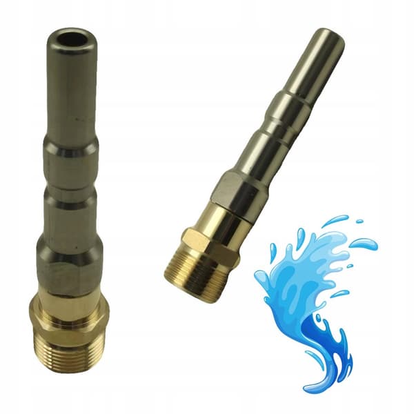 Adapter / adapter til Nilfisk / Kranzle højtryksrenser til M22*1,5 14mm GZ (messing)