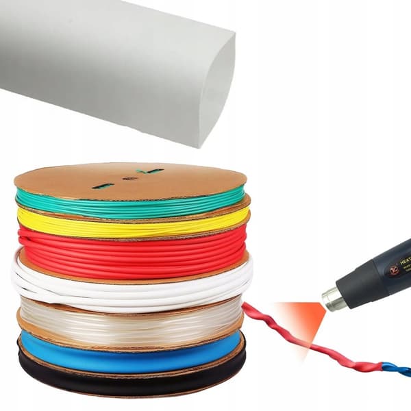 Krympslang vit 12mm 1m