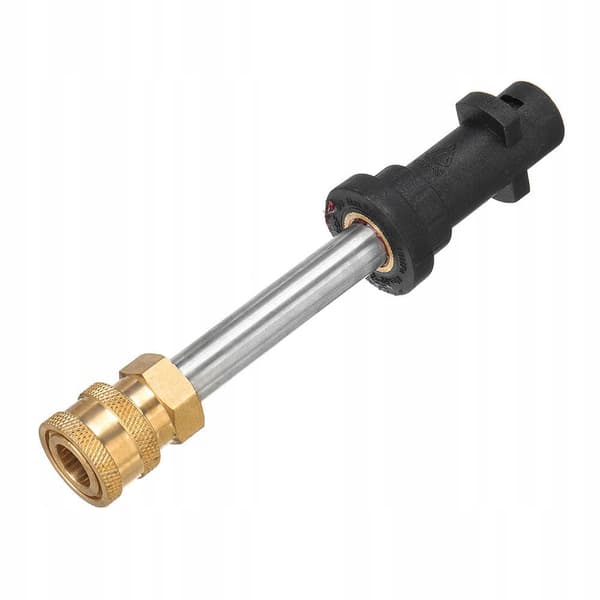 Rosfix 5x Aktivt Skum - Skumpulver för skummare/tornado 6g + Skummare 1000ml för högtryckstvätt + Spolrör/adapter (1/4QRC-Kärcher K)
