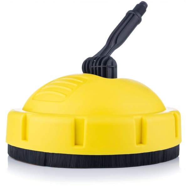 Rosfix T-racer kubrengöringsborste för Karcher högtryckstvättar + lans för 1/4" högtryckstvätt, böjd 15°, med en uppsättning av 5 munstycken och ett h