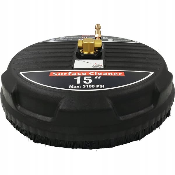 Rosfix Professional T-Racer 15" kubebørste med 1/4"" lynkobling + Lance til højtryksrenser 1/4"" bøjet 15°, 5 dyser + Skumpistol 1000ml til vaskemaski