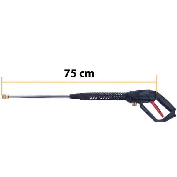 Rosfix Pro Clean Gun PCG1 højtryksrenserpistol med tilbehør + Rosfix 1000ml skum til vaskemaskine + Sæt med 5 hurtigkoblingsdyser