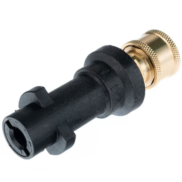 Adapter / stik (1/4QRC-Karcher K) Bajonet til tilslutning af tilbehør med et 1/4"" lynstik til Kärcher K-serien (K2, K3, K4, K5, K6 K7)