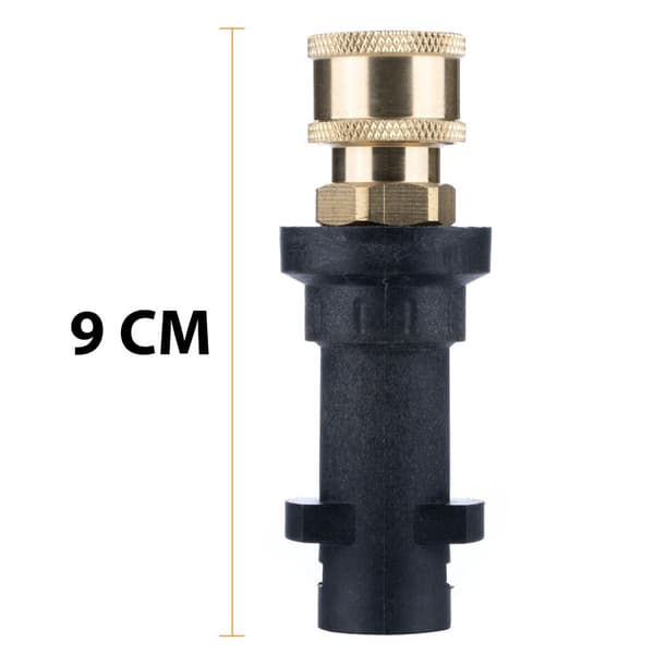 Adapter / stik (1/4QRC-Karcher K) Bajonet til tilslutning af tilbehør med et 1/4"" lynstik til Kärcher K-serien (K2, K3, K4, K5, K6 K7)