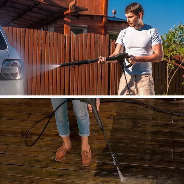 5m Bosch Quick Connect højtryksslange til en højtryksrenser