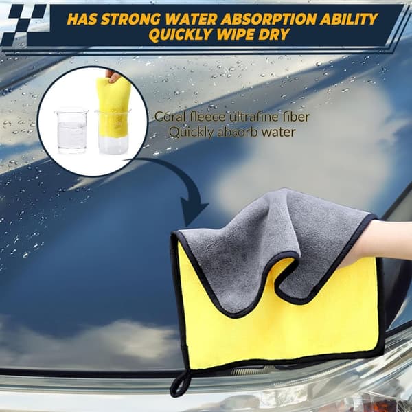 Microfiber Handduk Superabsorberande fibrer Perfekt för bil m.m.
