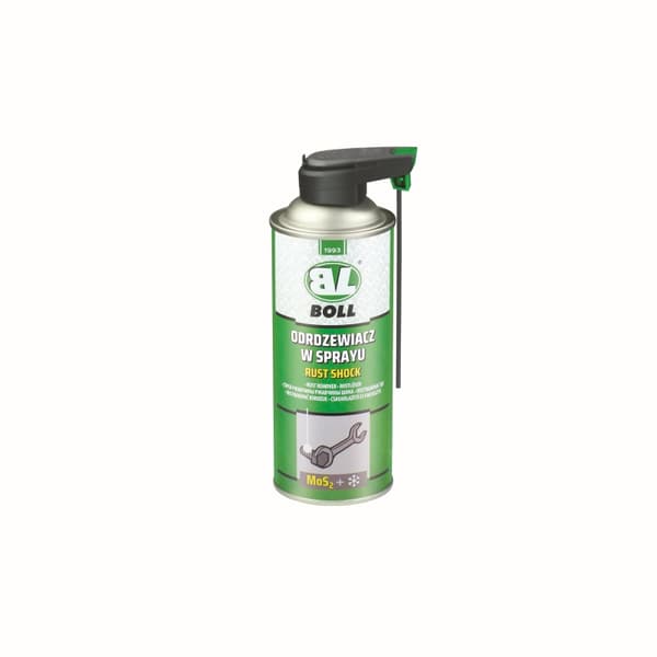 BOLL RUOSTEENPOISTOAINE 400ML RUOSTESHOCK-AEROSOLI KYLMÄPUHALLUS JÄÄTYTTÄVÄLLÄ VAIKUTUSELLA -40°C