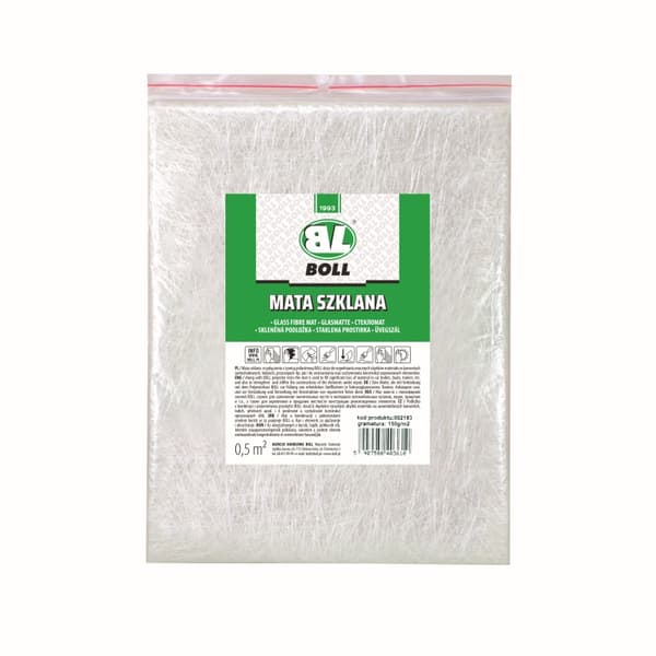 BOLL GLASMATTE 150G/M2, MÅL 0,5M2
