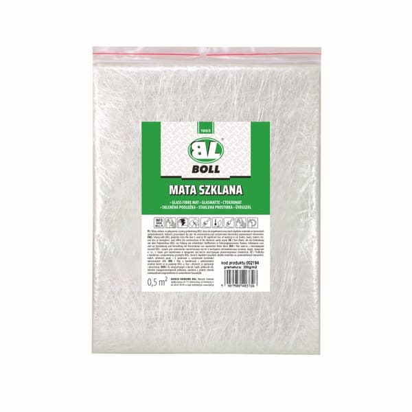 BOLL GLASMATTE 300G/M2, MÅL 0,5M2