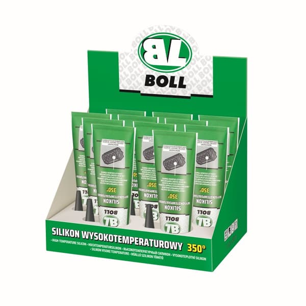 BOLL HÖGTEMPERATURSILIKON SET 80ML SVART/11 DELAR
