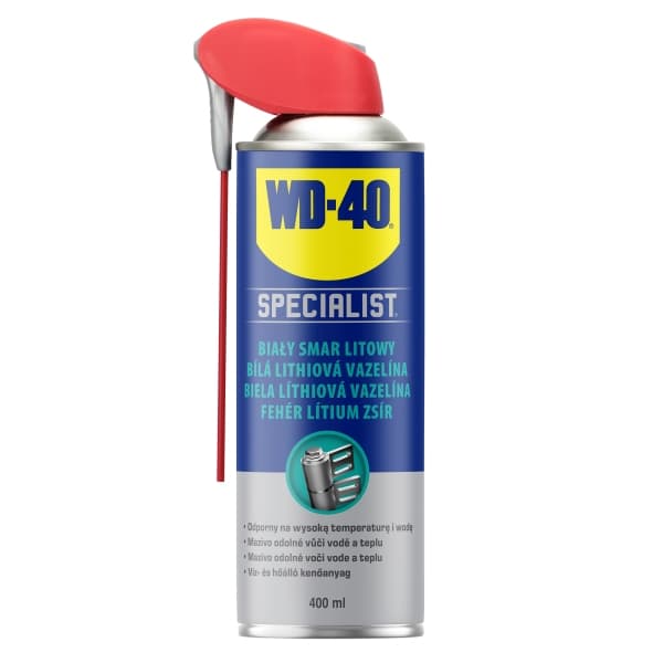 WD-40 LITHIUM GREASE 400ML HVID FRA -18°C TIL 145°C / WD40 SPECIALIST