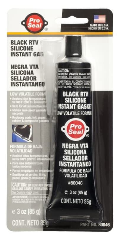 PRO SEAL SILIKONTÄTNING 85G SVART FRÅN -62°C TILL 260°C