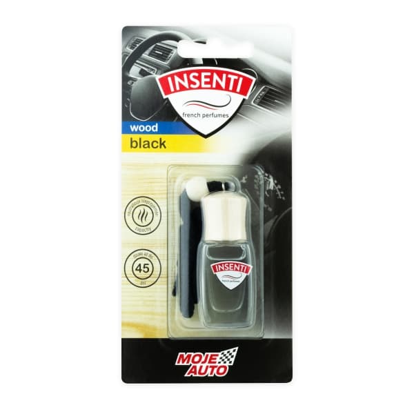 MY CAR INSENTI WOOD -TUOKSUPULLON 8 ML MUSTA LÄPIKUIVAPAKKAUS