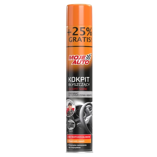MY CAR COCKPIT GLOSSY BLACK 600ML + 25% GRATIS