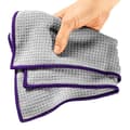 Pikkukuva 2 / 4: OMA AUTONI TIMANTTILASIVOHVELI MIKROKUITU 370G/M² 40X40CM / HARMAA / LASIPINTOILLE / AUTON TIEDOT