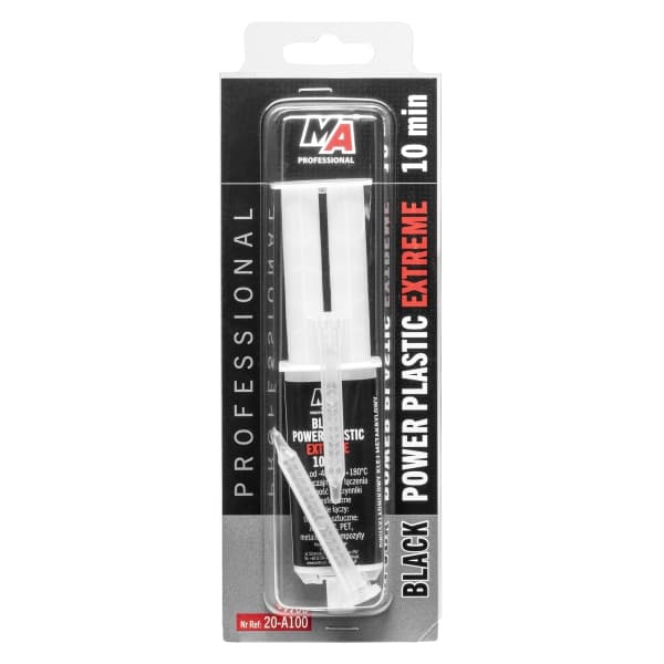 MY CAR GLUE POWER PLASTIC EXTREME BLACK 25ML + SEKOITTIMET/ MA PROFESSIONAL