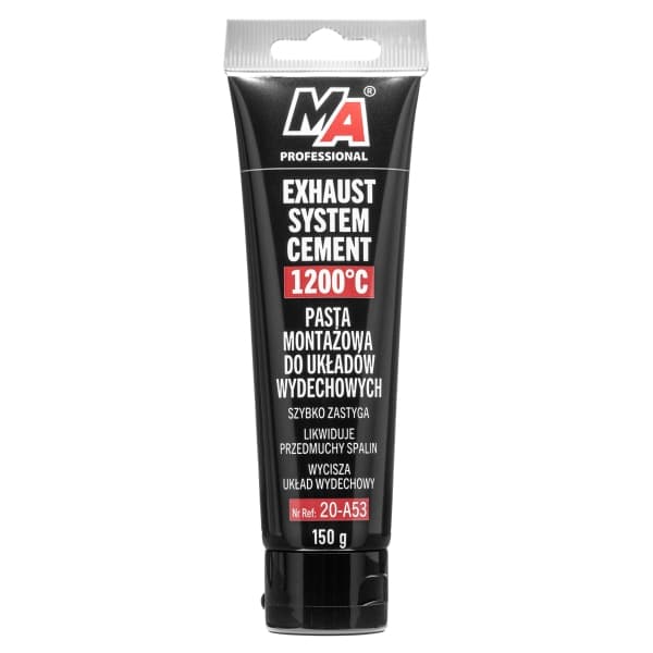 MIN BIL AVGASSYSTEM MONTERINGSPAST 150G UPP TILL 1200°C / MA PROFESSIONAL