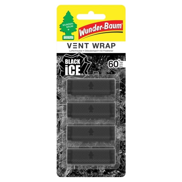 WUNDER-BAUM ILMASTOINTIKELUSTE BLACK ICE TUOKSU ILMASTOINTIAUKKOIHIN (4 KPL) / WUNDER BAUM