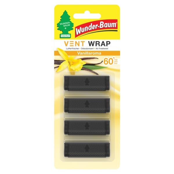 WUNDER-BAUM VANILJAN TUOKSUINEN ILMASTOINTIKELUSTE (4 KPL) / WUNDER BAUM