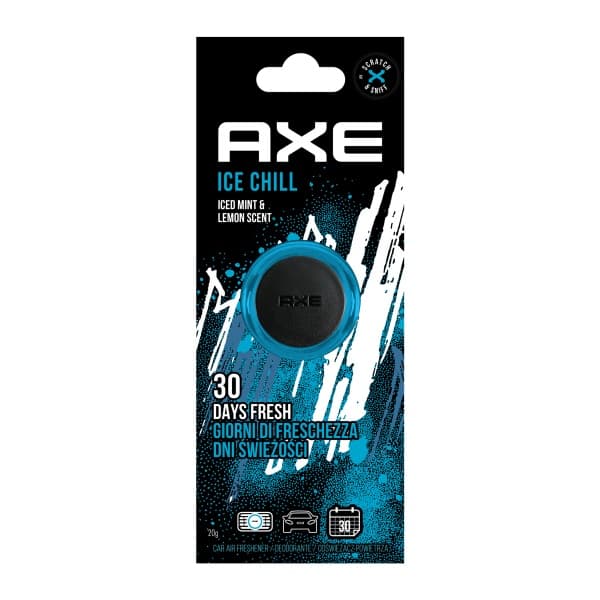 AUTON TUOKSUAINEET MINI-KALVOLLE AUTON ILMASTOINTIAUKOLLE 3ML AXE ICE CHILL