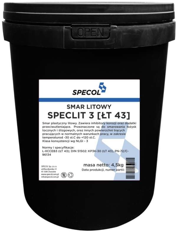 SPECOL LEJEFEDT £43 SPECLIT 3 4,5 KG