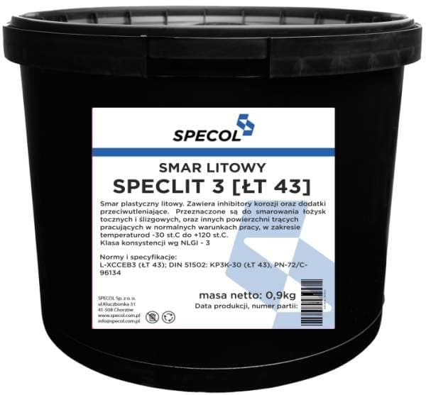SPECOL LEJEFEDT £ 43 SPECLIT 3 900G
