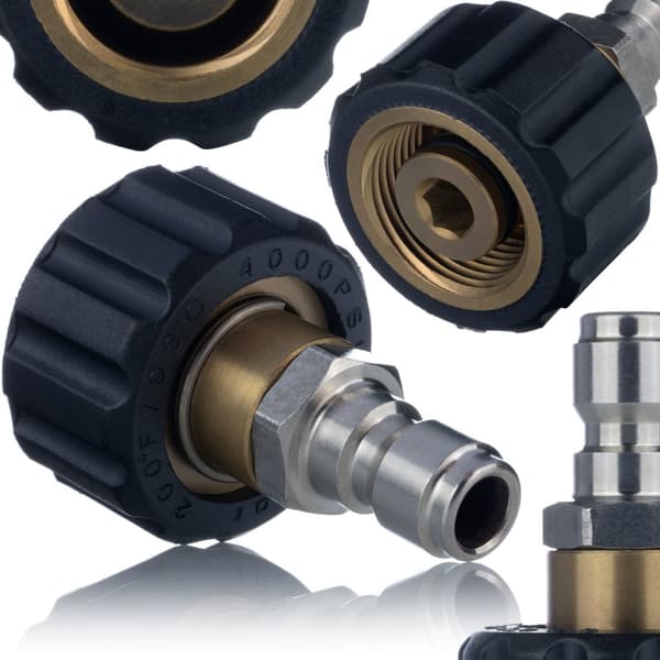 Kontakt / Snabbkoppling för Kärcher HD HDS-tvättar M22x1,5mm (M22*1,5 14mm-1/4QC)