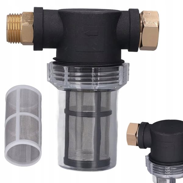 Vandfilter 3/4"" F - 3/4""M 40 mikron, metalsi 10 bar
